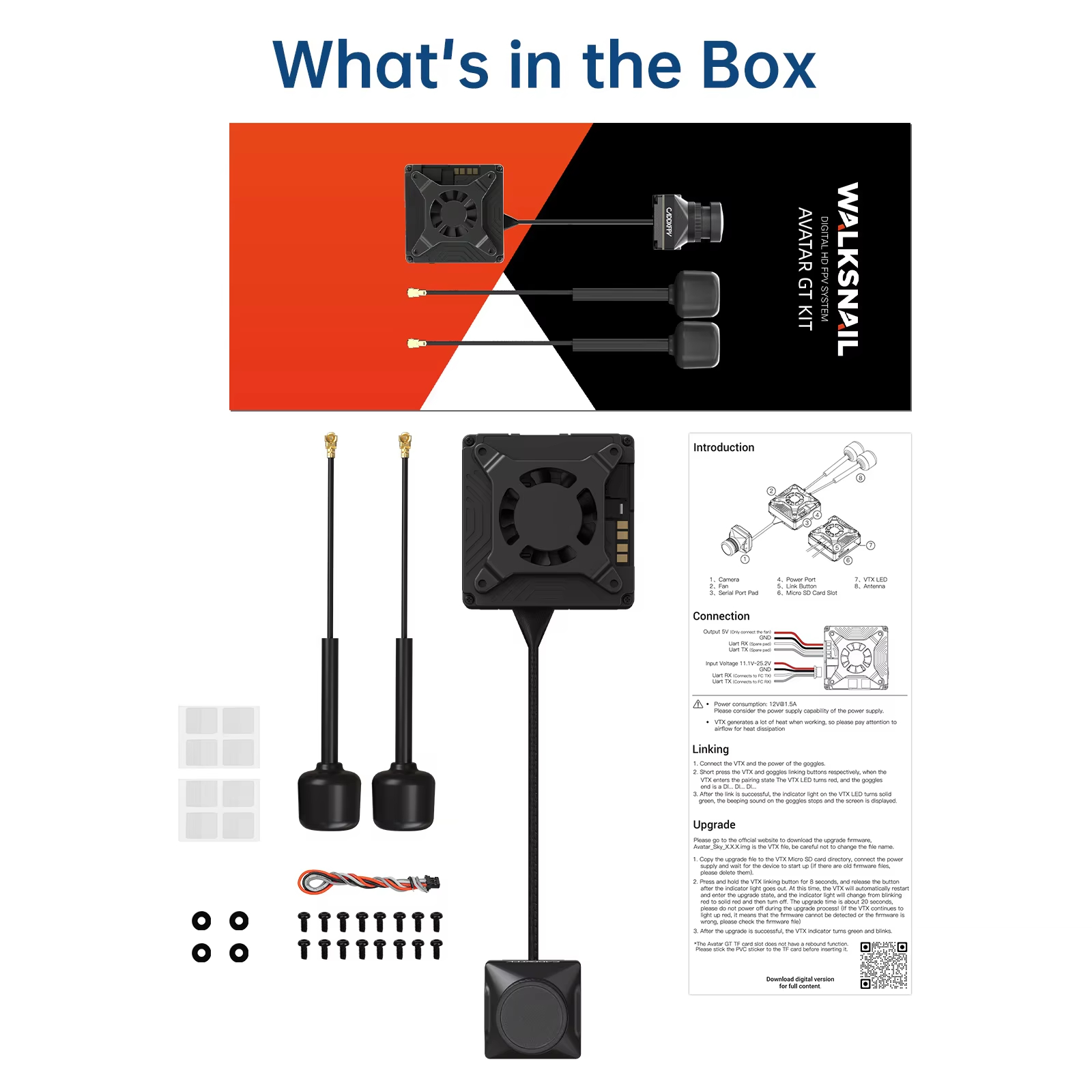 Kit Caddx Walksnail Avatar GT  - Drone Kit Fpv ulasan dan harga